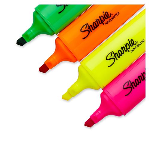 Sharpie Fluo XL Highlighters Assorted Pack 4