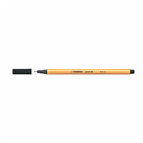 Stabilo Point 88 Fineliner Pen Black Box 10