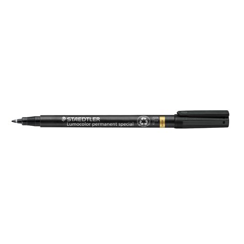 Staedtler Lumocolor Permanent Fine Special Marker 319 Black Box 10