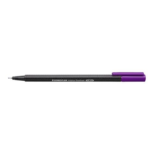 Staedtler Triplus 334 Fineliner Pen Violet Box 10