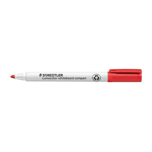 Staedtler Lumocolor 341 Whiteboard Marker Bullet Red Box 10