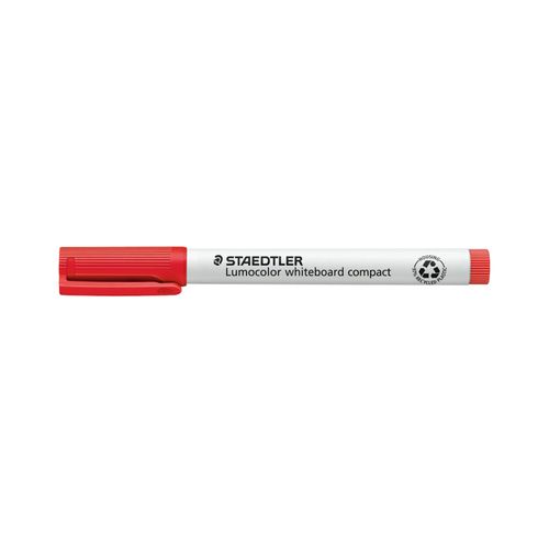 Staedtler Lumocolor 341 Whiteboard Marker Bullet Red Box 10
