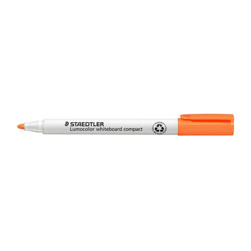 Staedtler Lumocolor 341 Whiteboard Marker Bullet Orange Box 10