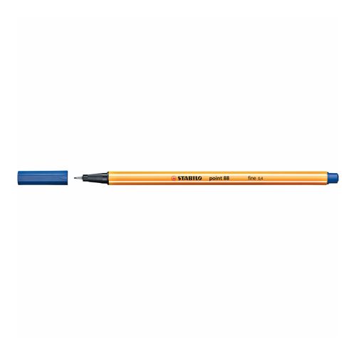 Stabilo Point 88 Fineliner Pen Blue Box 10