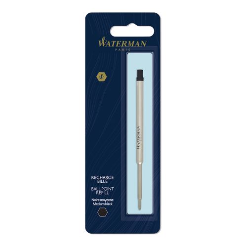 Waterman Ballpoint Pen Refill Medium Black - Sold Each (12 per Box)