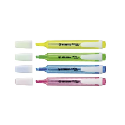 Stabilo Swing Cool Highlighter Assorted Wallet 4