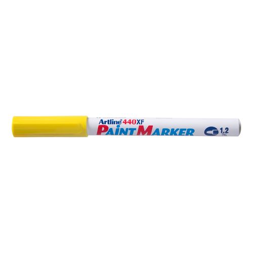 Artline 440 Permanent Paint Marker 1.2mm Bullet Yellow Box 12