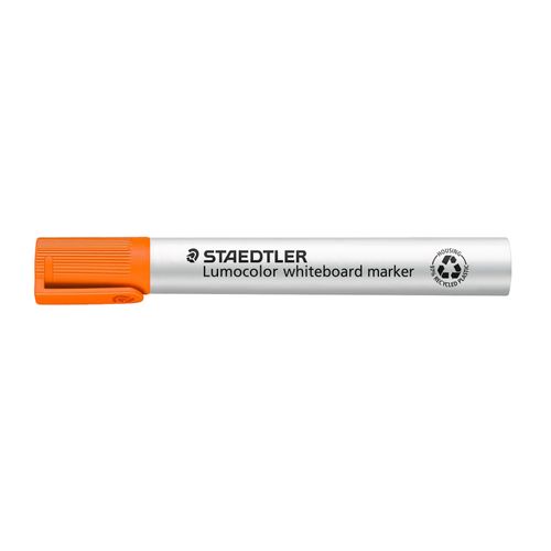 Staedtler Lumocolor 351 Whiteboard Marker Bullet Orange - Sold Each (10 per box)