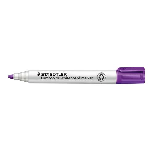 Staedtler Lumocolor 351 Whiteboard Marker Bullet Purple - Sold Each (10 per box)