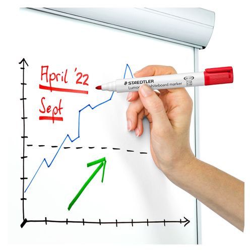 Staedtler Lumocolor 351 Whiteboard Marker Bullet Purple - Sold Each (10 per box)