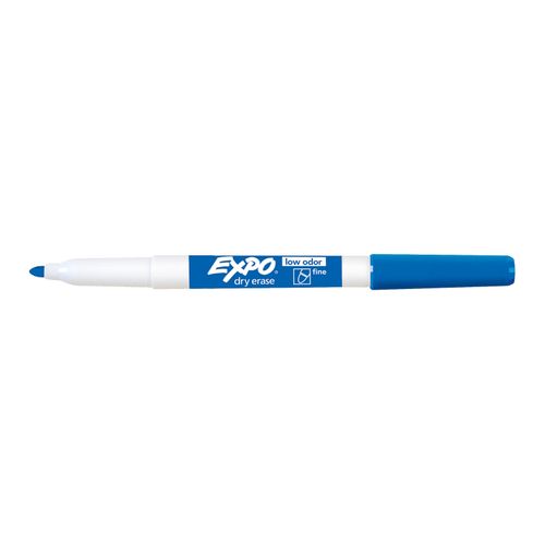 Expo Whiteboard Marker Bullet Fine Blue Box 12