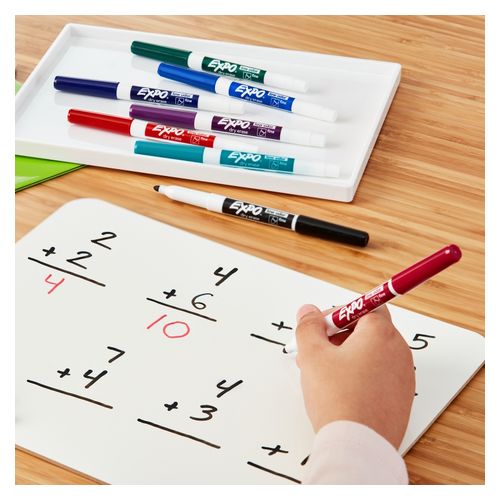 Expo Whiteboard Marker Bullet Fine Red Box 12